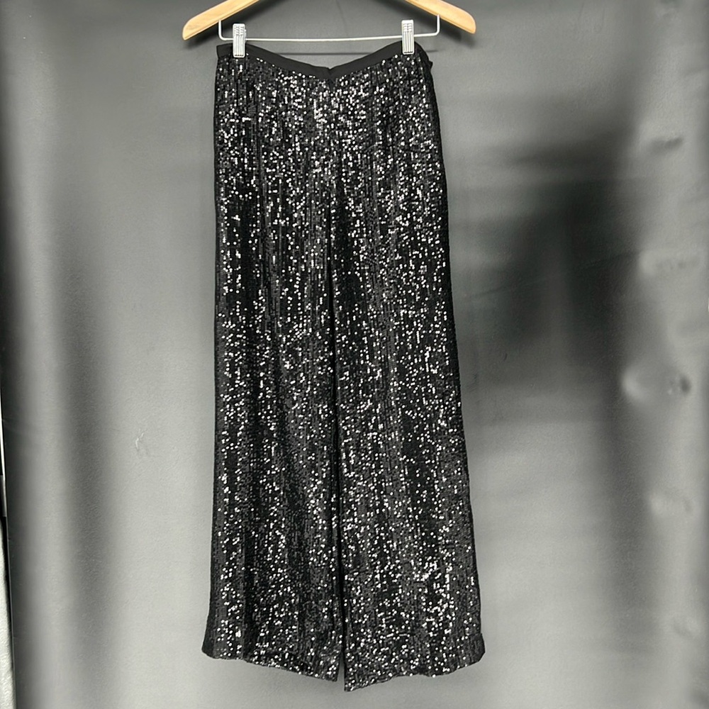 NEIMAN MARCUS SEQUIN BLACK‎ PANTS
